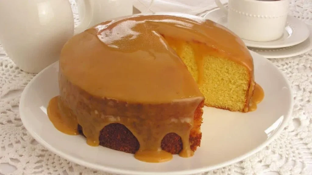 Bolo de fubá molhadinho