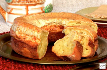 receita de bolo de pão de queijo