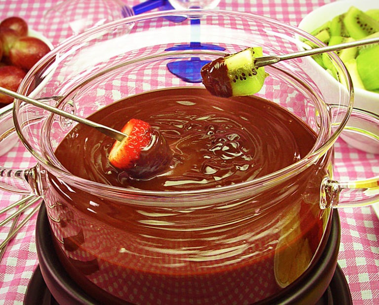 receita de fondue de chocolate em 20 minutinhos