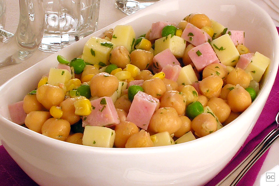Receitas de salada de grão-de-bico deliciosas