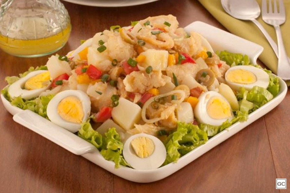 Salad Recipes - Cod and Egg Salad