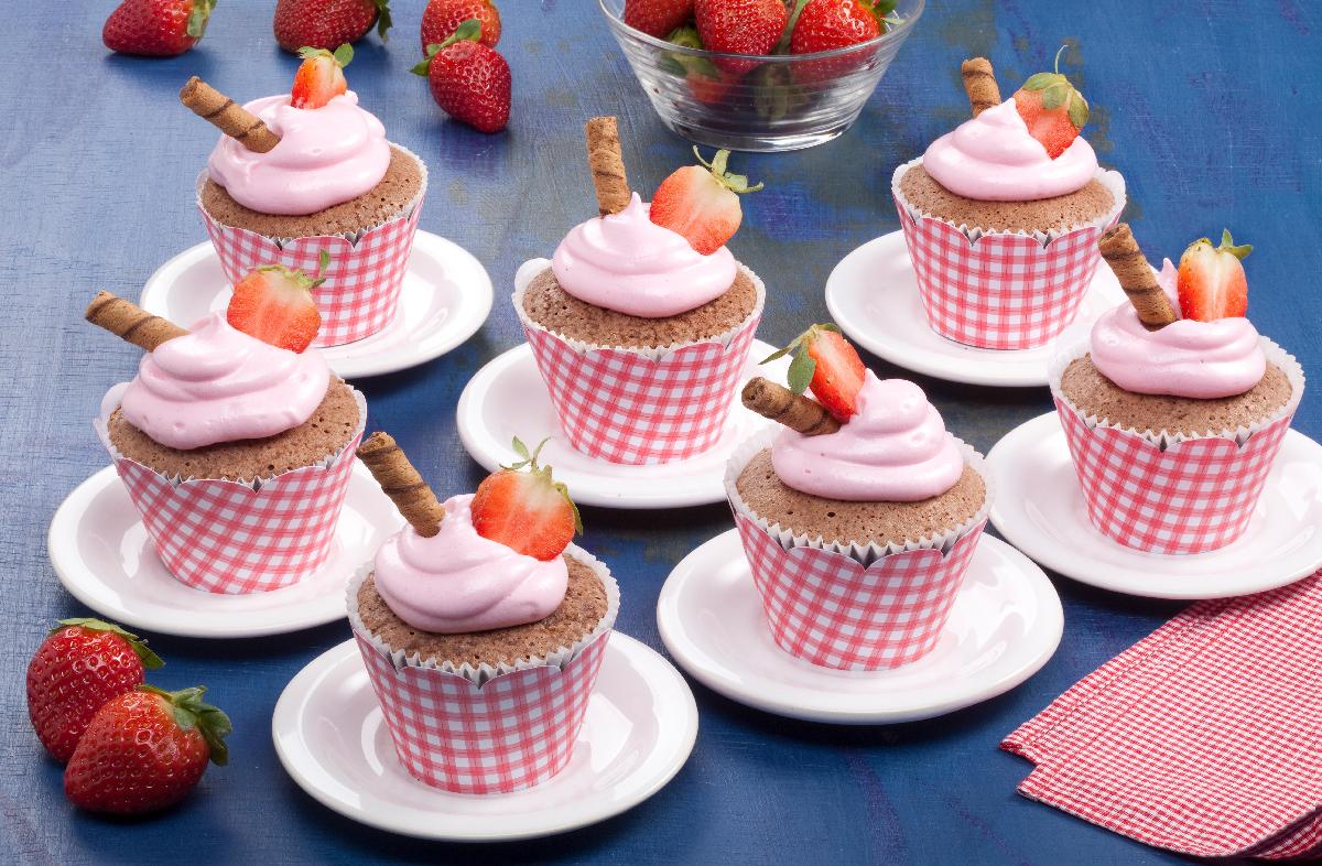 Como fazer cupcake de morango de Atibaia - EUA: veja dicas, Especial  Publicitário - Festa das Flores e Morangos