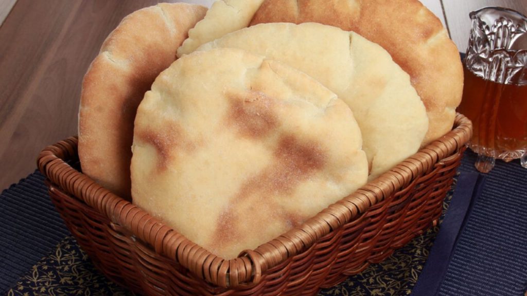 receita de pão sírio fácil e rápido