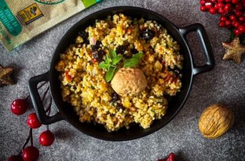 Receita prática e saudável de farofa de quinoa - jantar rápido e saudável