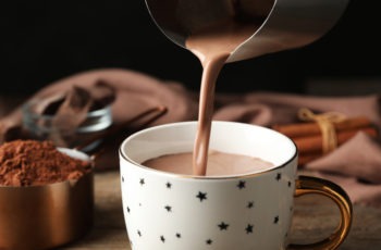 chocolate quente com creme de leite