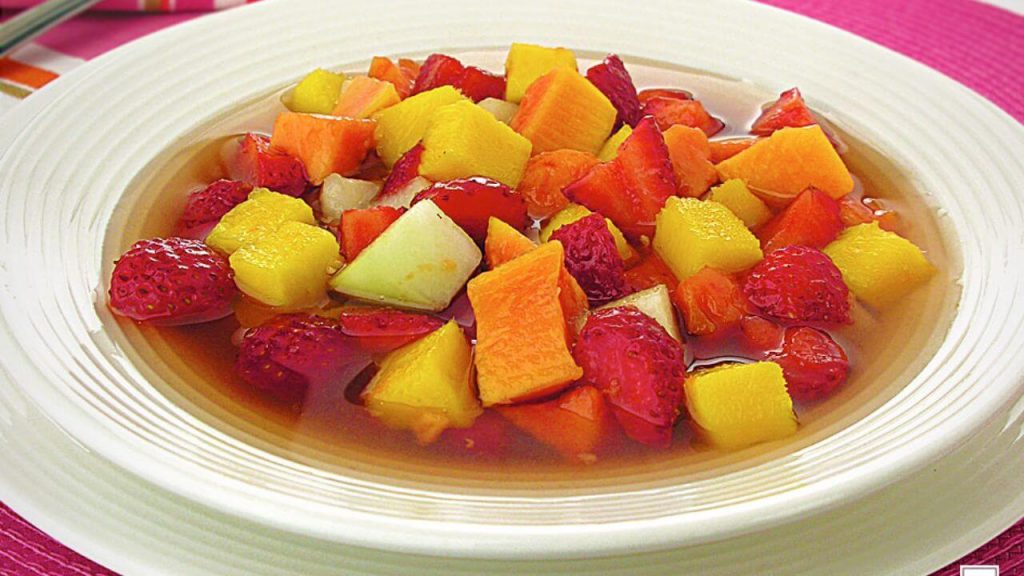 Salada de frutas prática