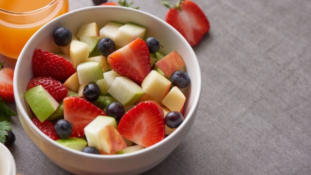 Salada de frutas prática