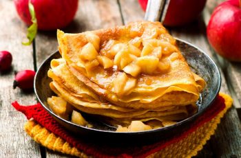 Crepe de maçã e pera é uma das melhores receitas de crepe doce