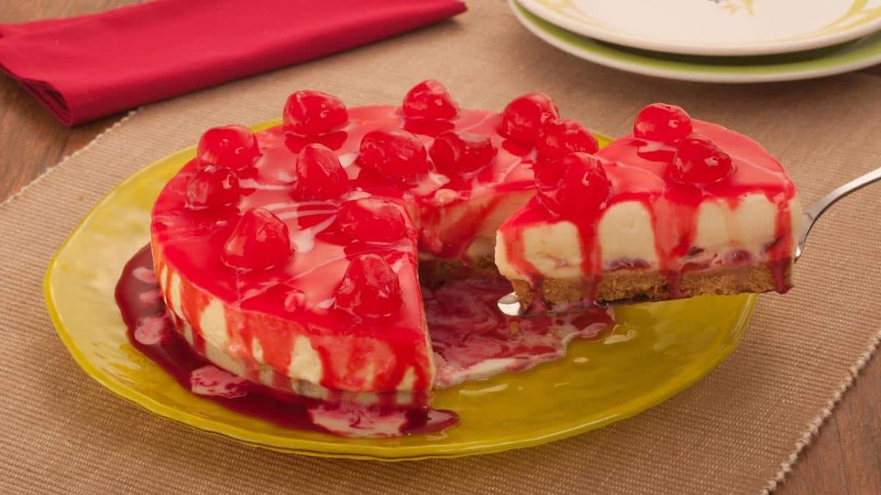 Cheesecake de cereja
