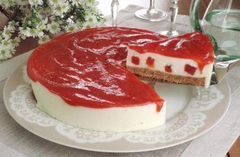 Cheesecake romeu e julieta