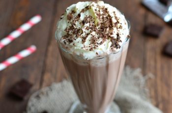 Milkshake de chocolate crocante