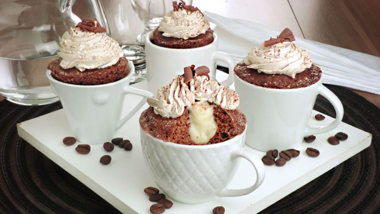 Cupcake cremoso de café